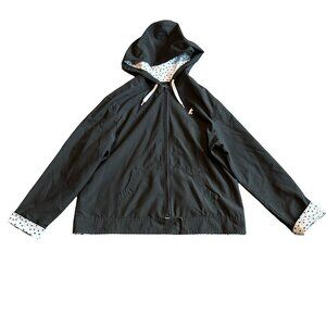 Disneyland Resorts Mickey Mouse Windbreaker Rain Jacket Hooded Collectible Sz XL